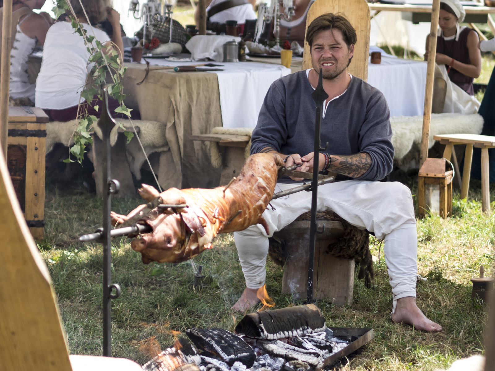 Ritterfest am Schloss Amerang, 15.08.2015